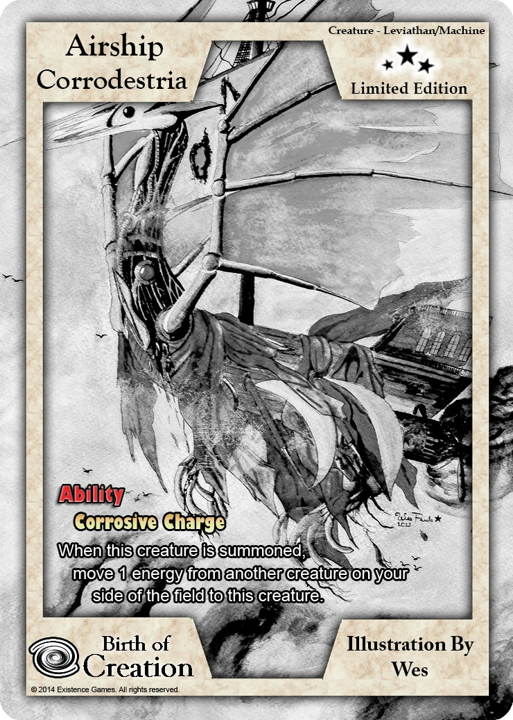 Image for Airship Corrodestria (Limited Edition) (Limited Edition Sketch Cards) - Exodus TCG