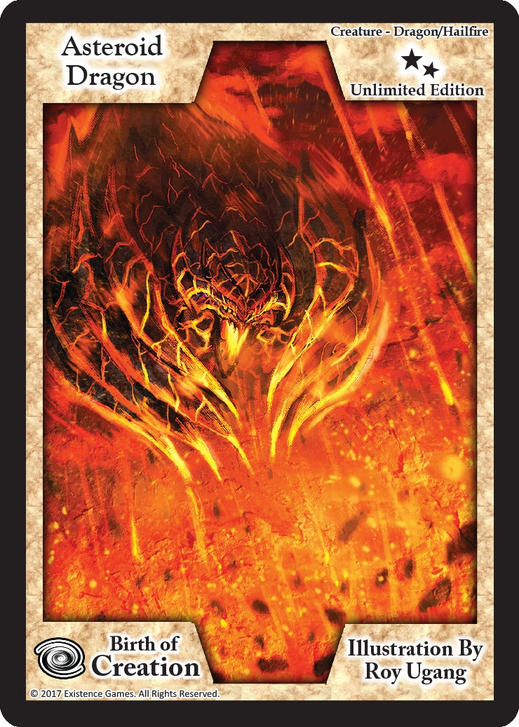 Image for Asteroid Dragon (Unlimited Edition) (Birth of Creation) - Exodus TCG