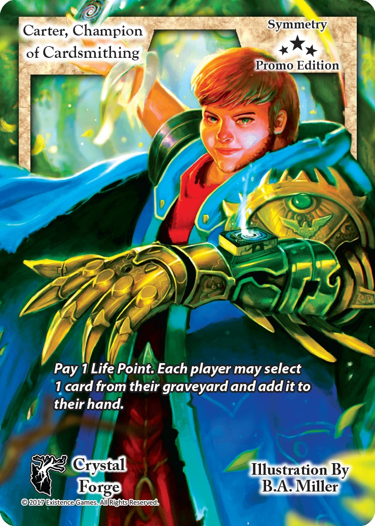 Image for Carter, Champion of Cardsmithing (Promo Edition) (Exodus Promo Cards) - Exodus TCG