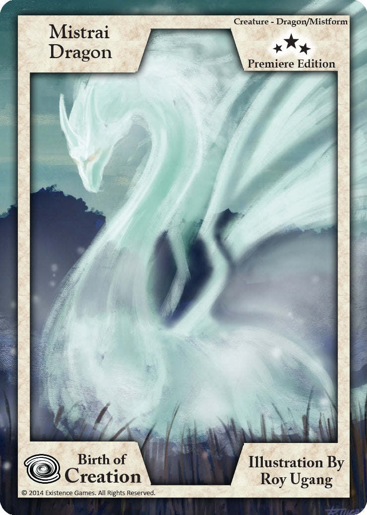 Image for Mistrai Dragon (Premiere Edition) (Exodus Promo Cards) - Exodus TCG