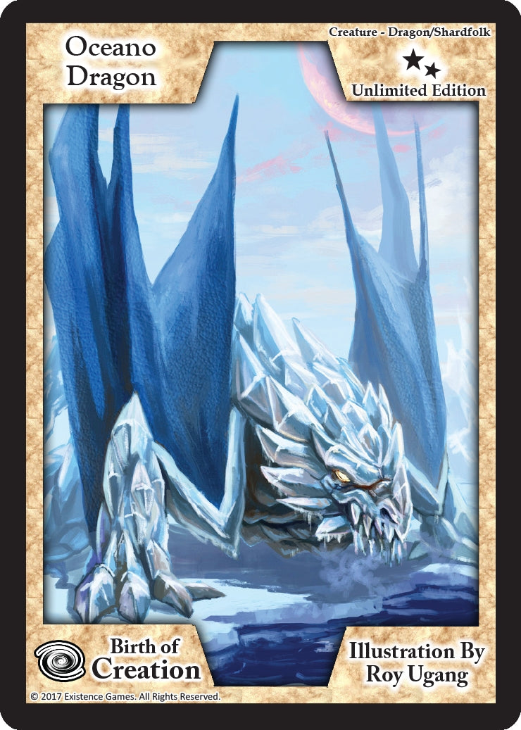 Image for Oceano Dragon (Unlimited Edition) (Birth of Creation) - Exodus TCG