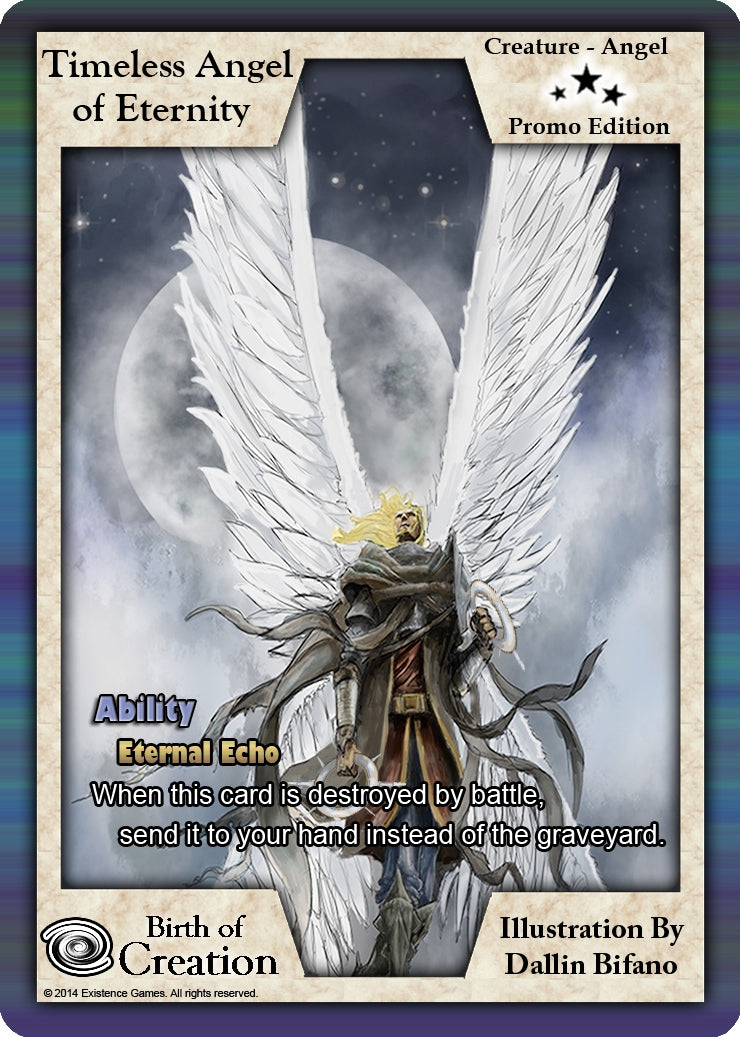 Image for Timeless Angel of Eternity (Promo Edition) (Exodus Promo Cards) - Exodus TCG
