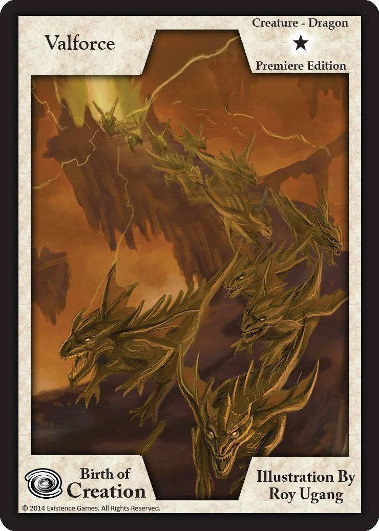 Image for Valforce (Premiere Edition) (Birth of Creation) - Exodus TCG