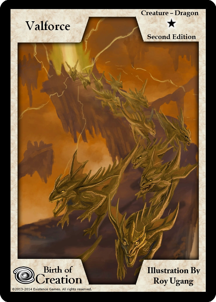 Image for Valforce (Second Edition) (Birth of Creation) - Exodus TCG