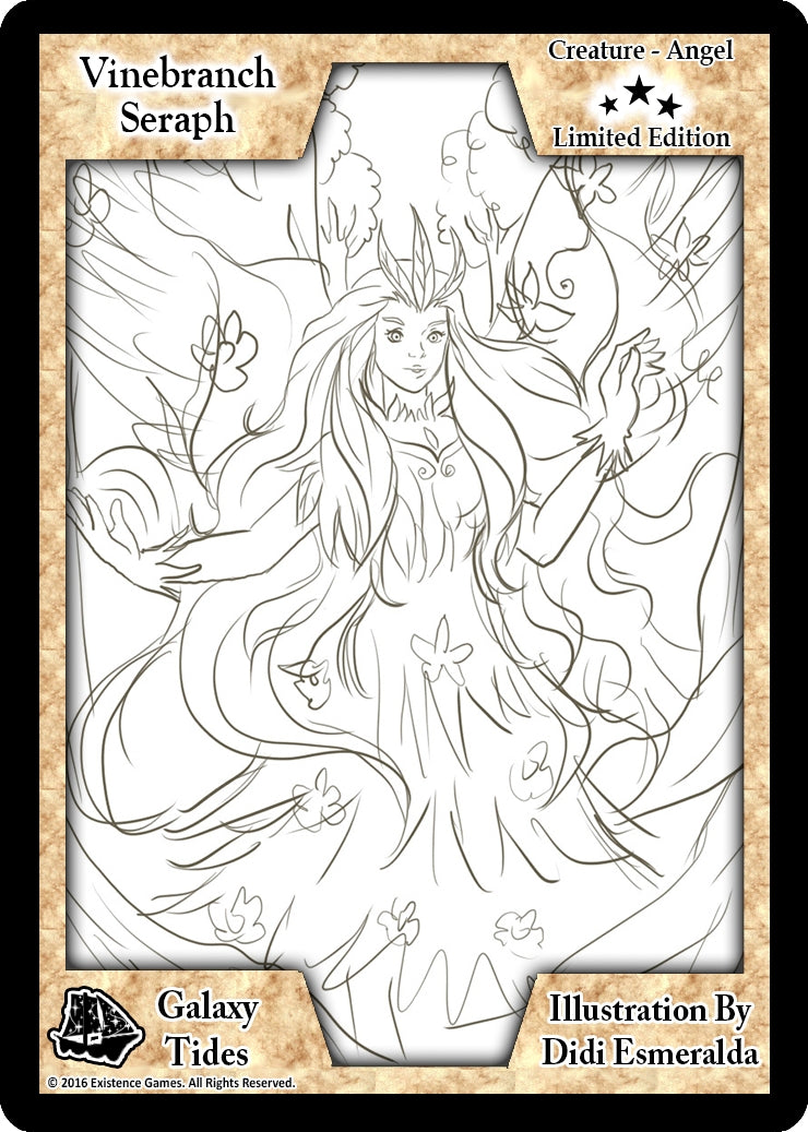 Image for Vinebranch Seraph (Limited Edition) (Limited Edition Sketch Cards) - Exodus TCG