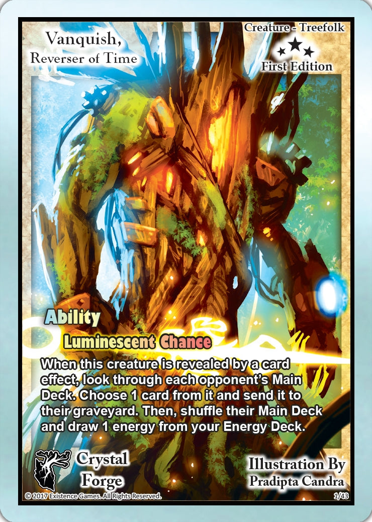 Image for Vanquish, Reverser of Time (First Edition) (Crystal Forge) (1) - Exodus TCG