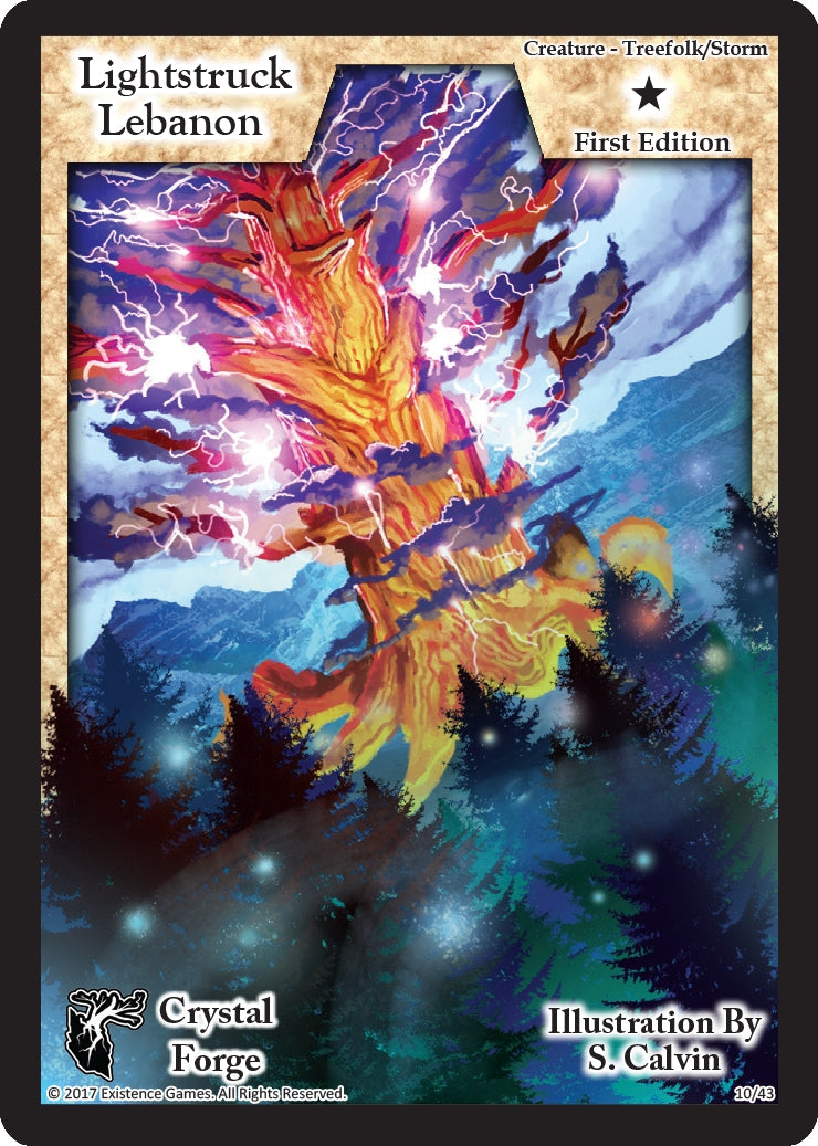 Image for Lightstruck Lebanon (First Edition) (Crystal Forge) (10) - Exodus TCG
