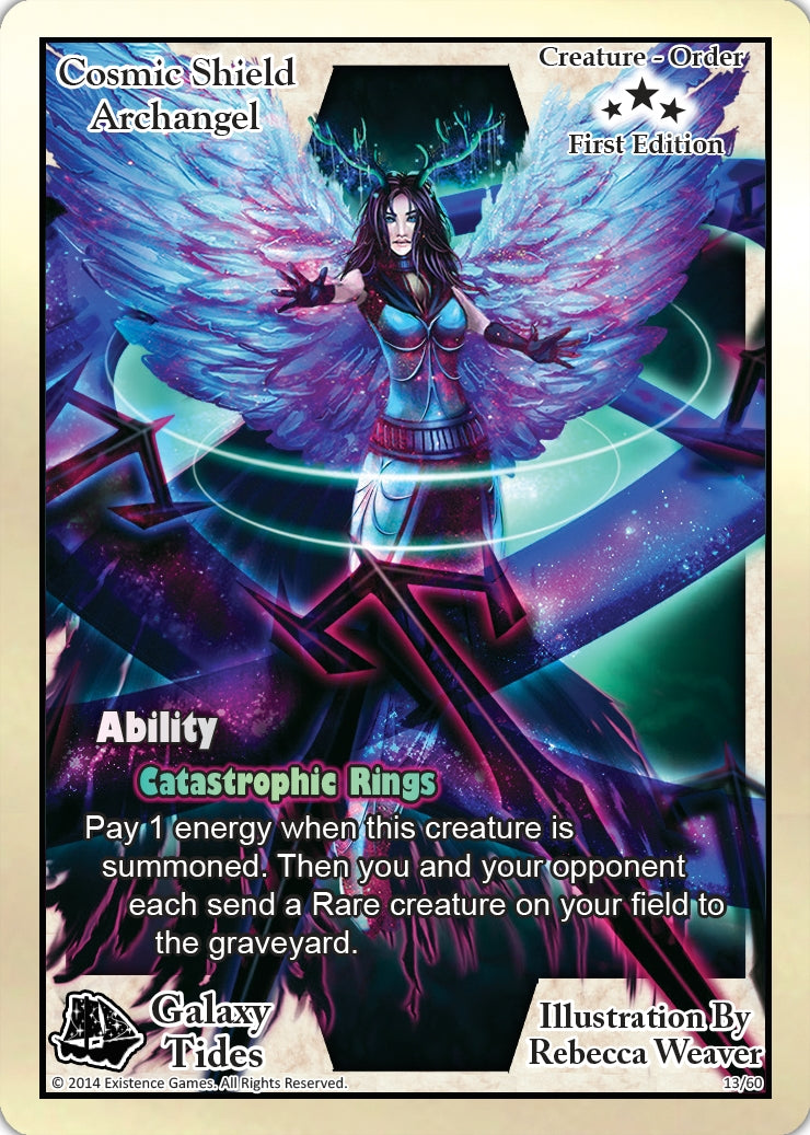 Image for Cosmic Shield Archangel (First Edition) (Galaxy Tides) (13) - Exodus TCG