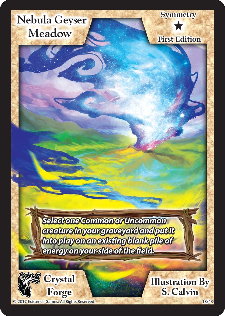 Image for Nebula Geyser Meadow (First Edition) (Crystal Forge) (18) - Exodus TCG
