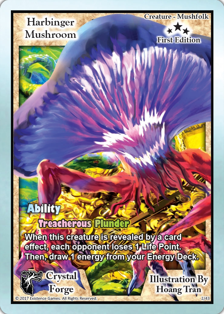 Image for Harbinger Mushroom (First Edition) (Crystal Forge) (2) - Exodus TCG