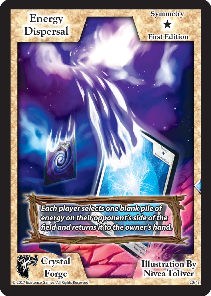 Image for Energy Dispersal (First Edition) (Crystal Forge) (20) - Exodus TCG
