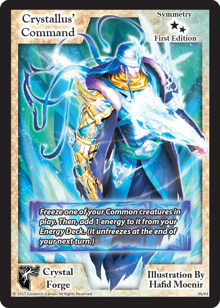 Image for Crystallus' Command (First Edition) (Crystal Forge) (36) - Exodus TCG
