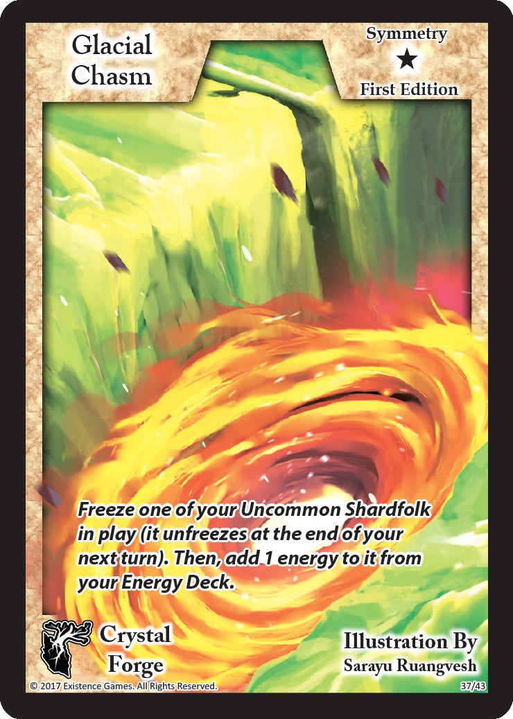 Image for Glacial Chasm (First Edition) (Crystal Forge) (37) - Exodus TCG