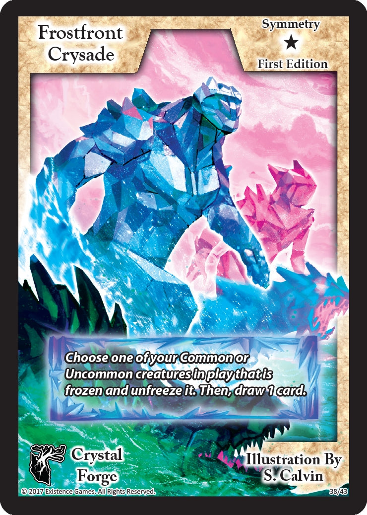 Image for Frostfront Crysade (First Edition) (Crystal Forge) (38) - Exodus TCG