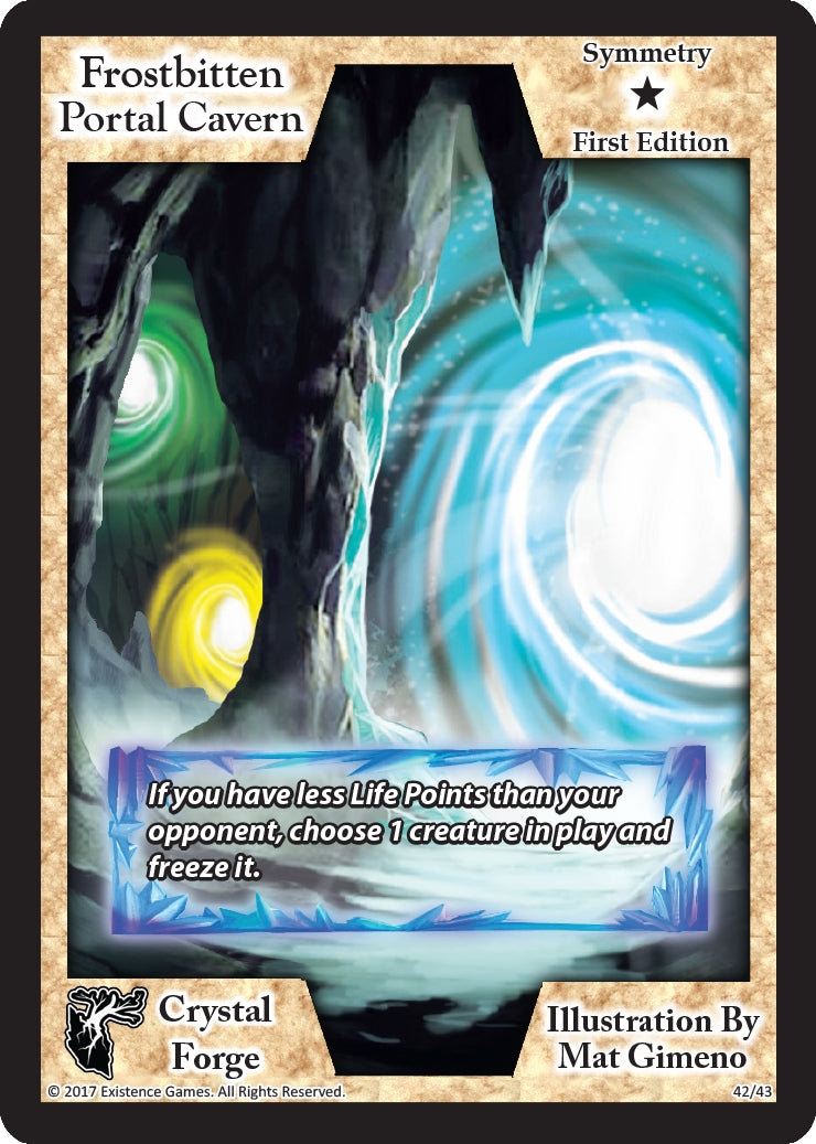 Image for Frostbitten Portal Cavern (First Edition) (Crystal Forge) (42) - Exodus TCG