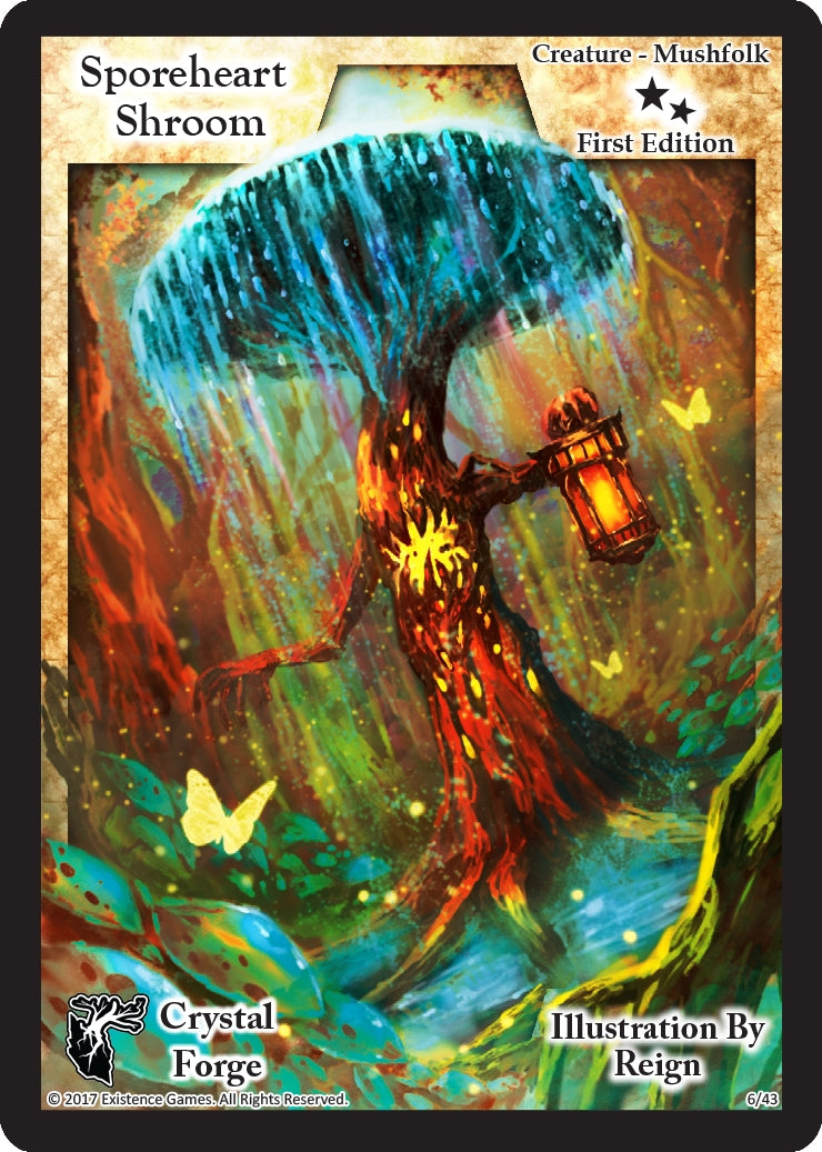 Image for Sporeheart Shroom (First Edition) (Crystal Forge) (6) - Exodus TCG