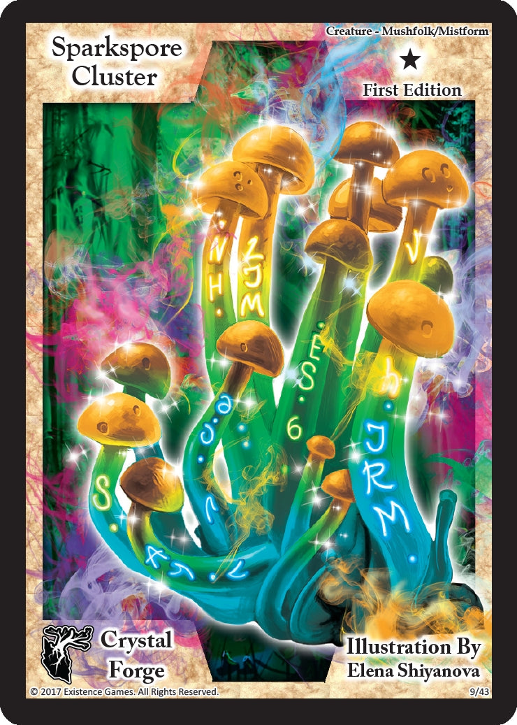 Image for Sparkspore Cluster (First Edition) (Crystal Forge) (9) - Exodus TCG