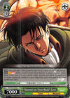 Image for "Sunset on Your Back" Levi (Attack on Titan Vol. 2) (AOT/S50-E036 U) - Weiss Schwarz