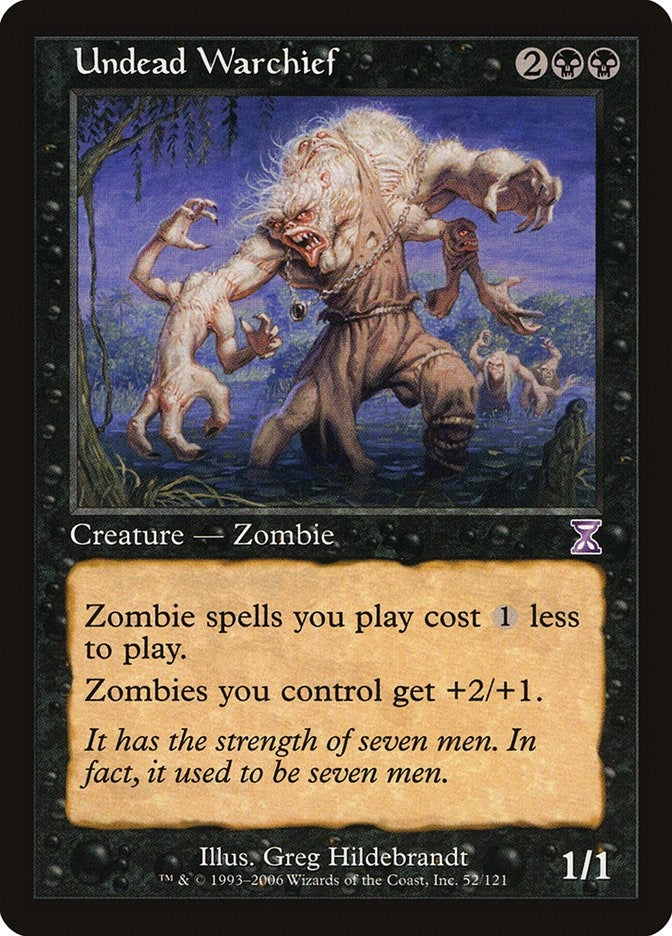 Image for Undead Warchief (Timeshifted) (52) - Magic: The Gathering