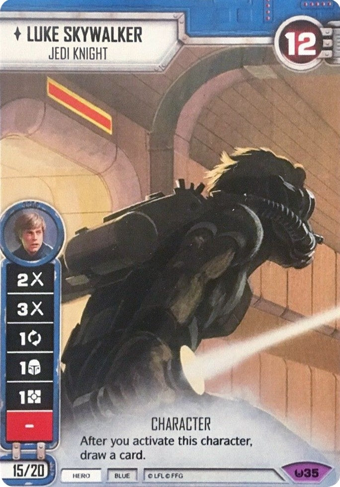 Image for Luke Skywalker - Jedi Knight (SDCC Alternate Full Art) (SWD: Promo Cards) (35) - Star Wars: Destiny