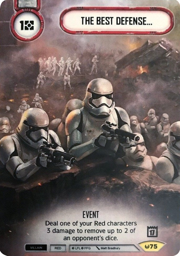 Image for The Best Defense... (Alternate Full Art) (SWD: Promo Cards) (75) - Star Wars: Destiny