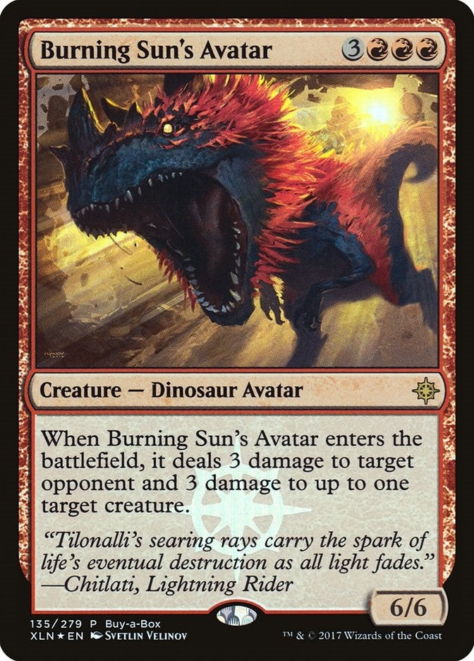 Image for Burning Sun's Avatar (Buy-A-Box Promos) (135) - Magic: The Gathering