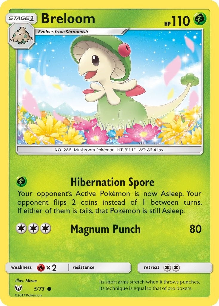 Image for Breloom (Shining Legends) (5/73) - Pokemon