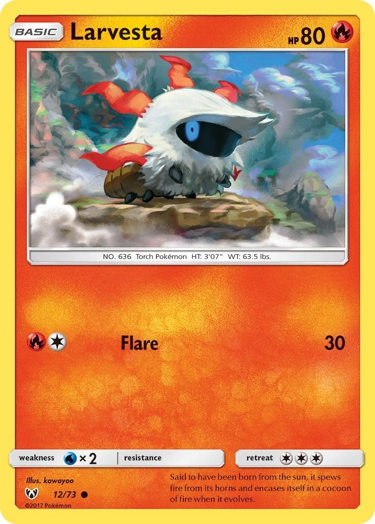 Image for Larvesta (Shining Legends) (12/73) - Pokemon