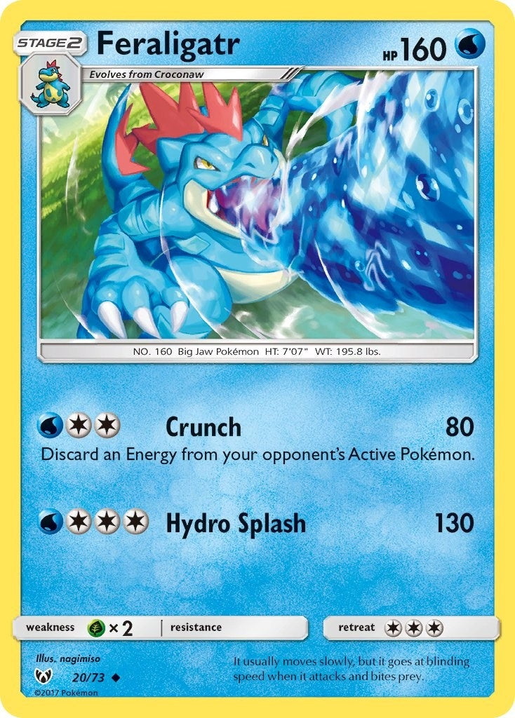 Image for Feraligatr (Shining Legends) (20/73) - Pokemon