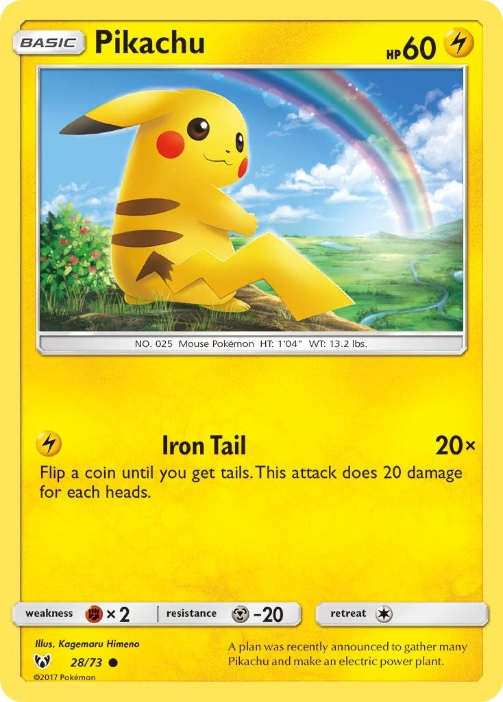 Image for Pikachu (Shining Legends) (28/73) - Pokemon