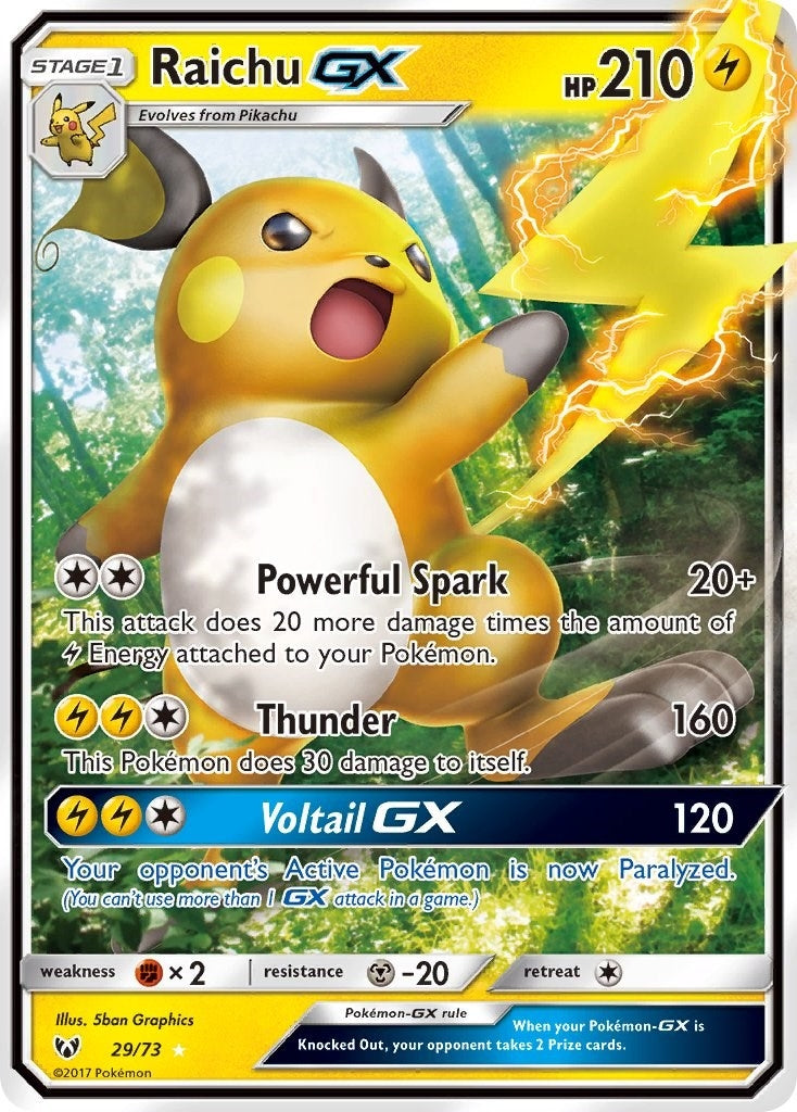 Image for Raichu GX (Shining Legends) (29/73) - Pokemon