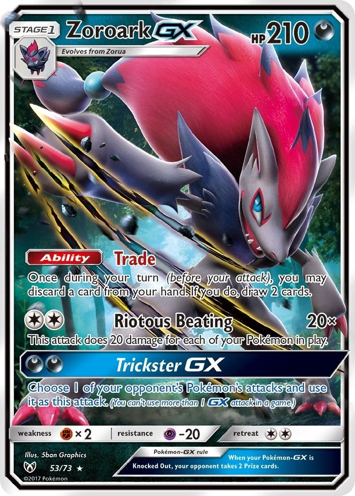 Image for Zoroark GX (Shining Legends) (53/73) - Pokemon