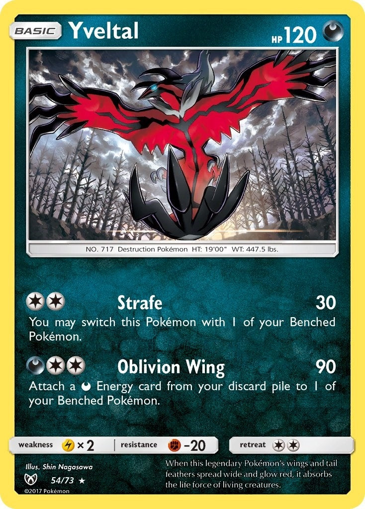 Image for Yveltal (Shining Legends) (54/73) - Pokemon