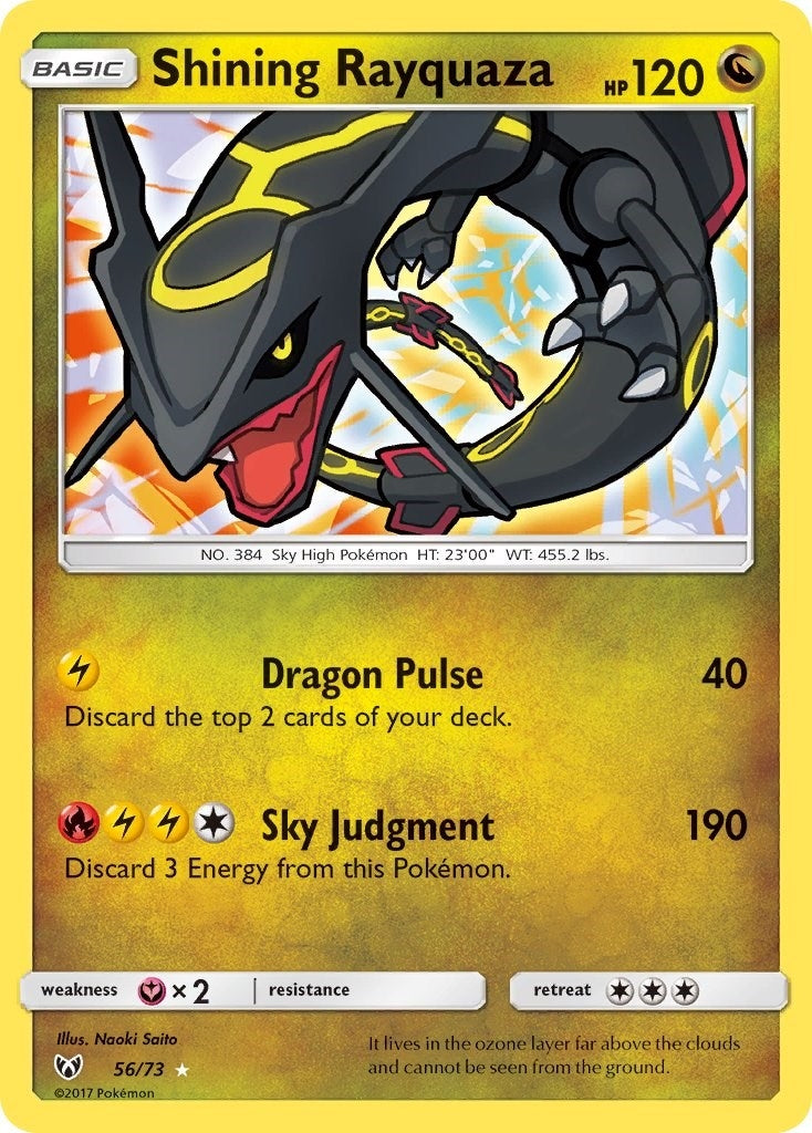 Image for Shining Rayquaza (Shining Legends) (56/73) - Pokemon