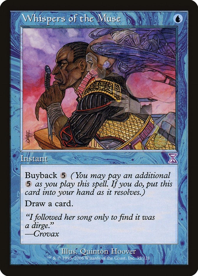 Image for Whispers of the Muse (Timeshifted) (35) - Magic: The Gathering