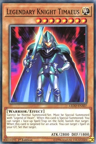 Image for Legendary Knight Timaeus (Legendary Dragon Decks) (LEDD-ENA07) - YuGiOh