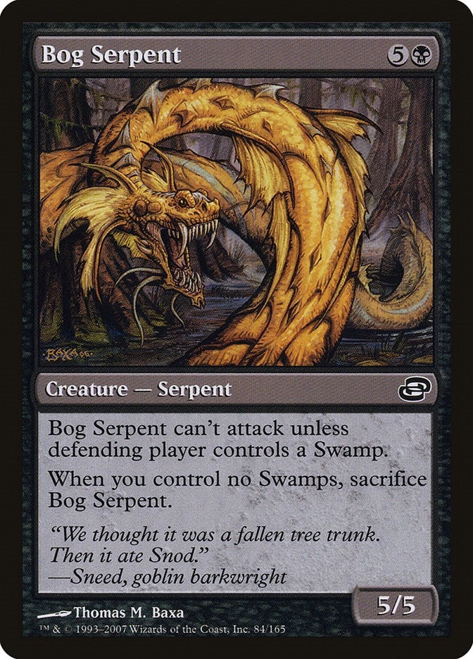 Image for Bog Serpent (Planar Chaos) (84) - Magic: The Gathering