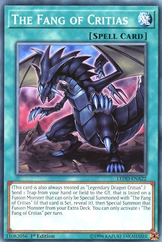 Image for The Fang of Critias (Legendary Dragon Decks) (LEDD-ENA22) - YuGiOh