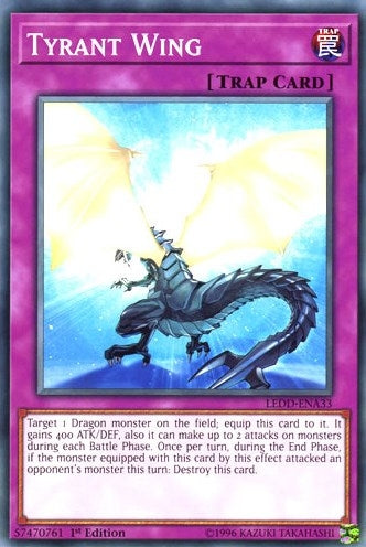 Image for Tyrant Wing (Legendary Dragon Decks) (LEDD-ENA33) - YuGiOh