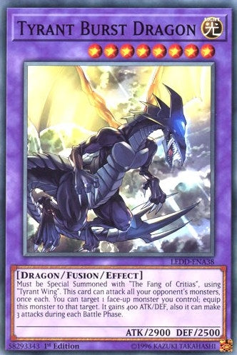 Image for Tyrant Burst Dragon (Legendary Dragon Decks) (LEDD-ENA38) - YuGiOh