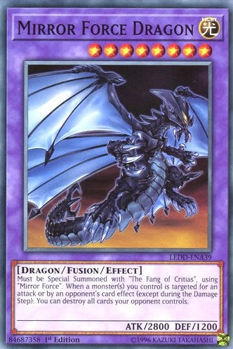 Image for Mirror Force Dragon (Legendary Dragon Decks) (LEDD-ENA39) - YuGiOh