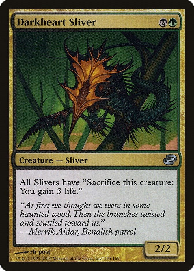 Image for Darkheart Sliver (Planar Chaos) (155) - Magic: The Gathering