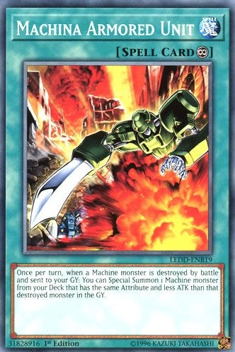 Image for Machina Armored Unit (Legendary Dragon Decks) (LEDD-ENB19) - YuGiOh