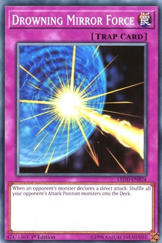 Image for Drowning Mirror Force (Legendary Dragon Decks) (LEDD-ENB24) - YuGiOh