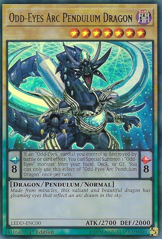 Image for Odd-Eyes Arc Pendulum Dragon (Legendary Dragon Decks) (LEDD-ENC00) - YuGiOh