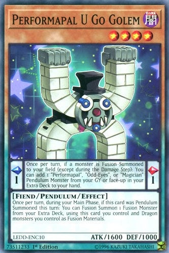 Image for Performapal U Go Golem (Legendary Dragon Decks) (LEDD-ENC10) - YuGiOh