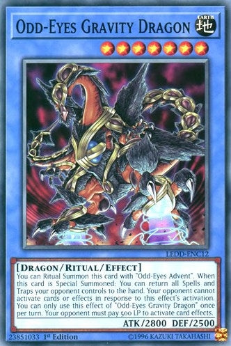 Image for Odd-Eyes Gravity Dragon (Legendary Dragon Decks) (LEDD-ENC12) - YuGiOh