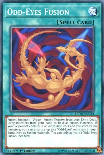 Image for Odd-Eyes Fusion (Legendary Dragon Decks) (LEDD-ENC14) - YuGiOh