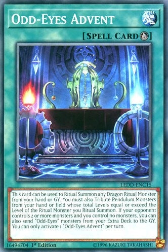 Image for Odd-Eyes Advent (Legendary Dragon Decks) (LEDD-ENC15) - YuGiOh