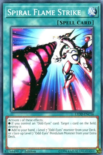 Image for Spiral Flame Strike (Legendary Dragon Decks) (LEDD-ENC16) - YuGiOh